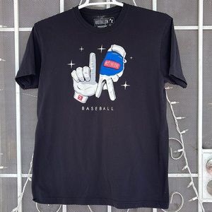 baseball black shirt good condition